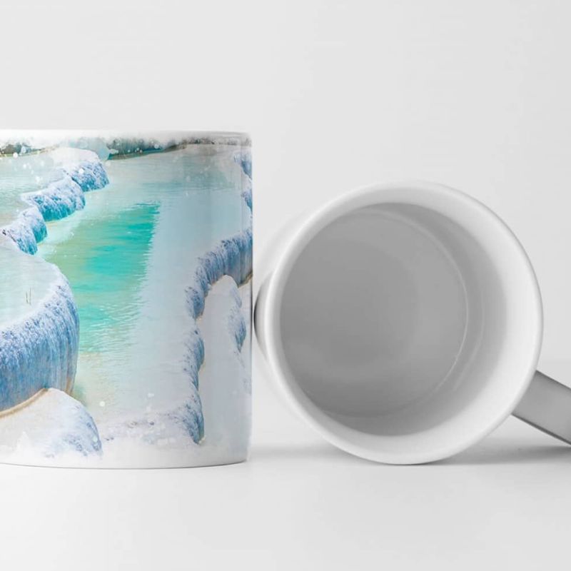 Tasse Geschenk Landschaftsfotografie – Malerische Salzterrassen