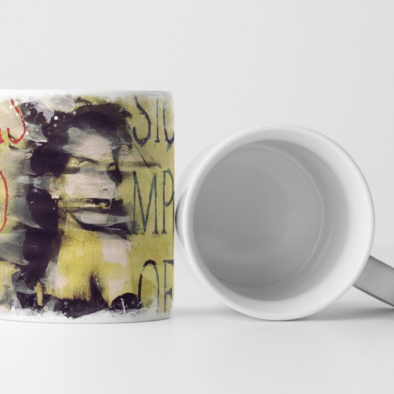 EAU ZONE Designtasse Kunstwerk CASH ONLY