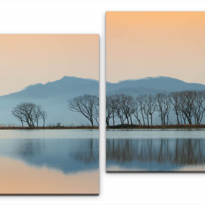 Seenlandschaft Wandbild in verschiedenen Größen