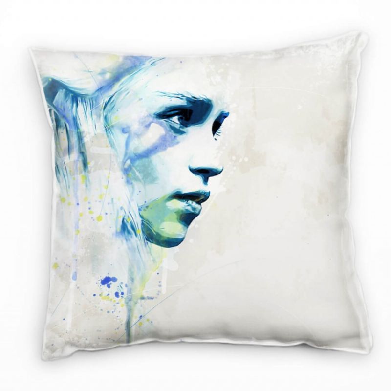 Game of Thrones Khaleesi Deko Kissen Bezug 40x40cm für Couch Sofa Lounge Zierkissen