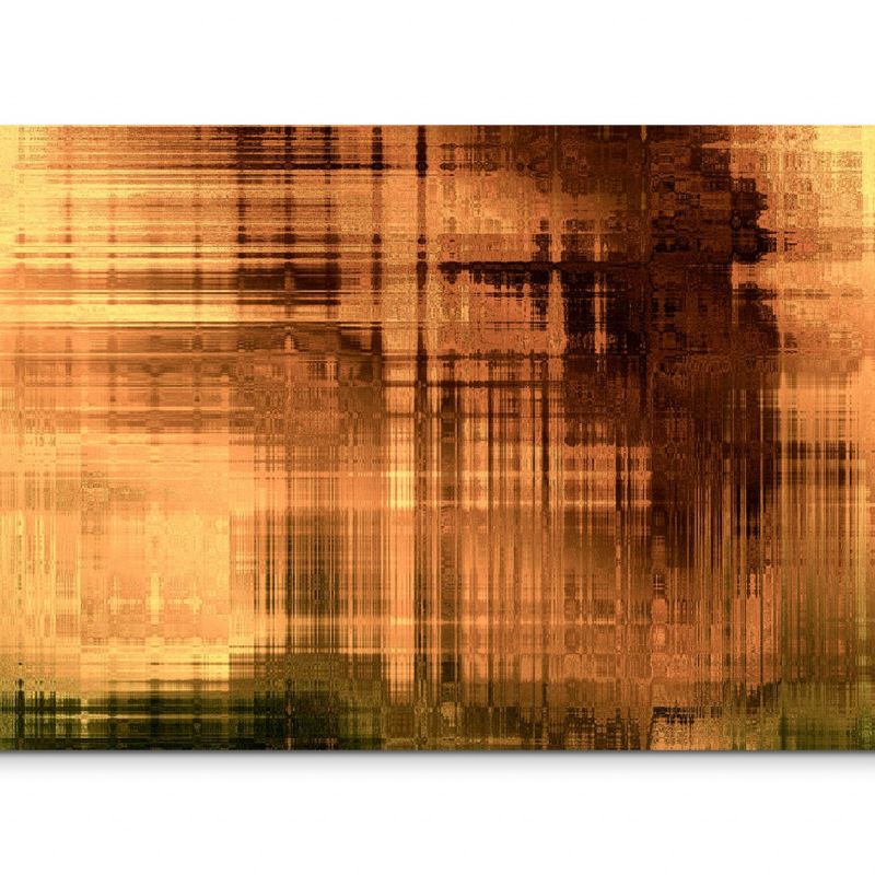 120x80cm Wandbild Hintergrund abstrakt braun orange grün