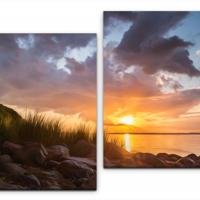 Landschaft an der Ostsee Wandbild in verschiedenen Größen