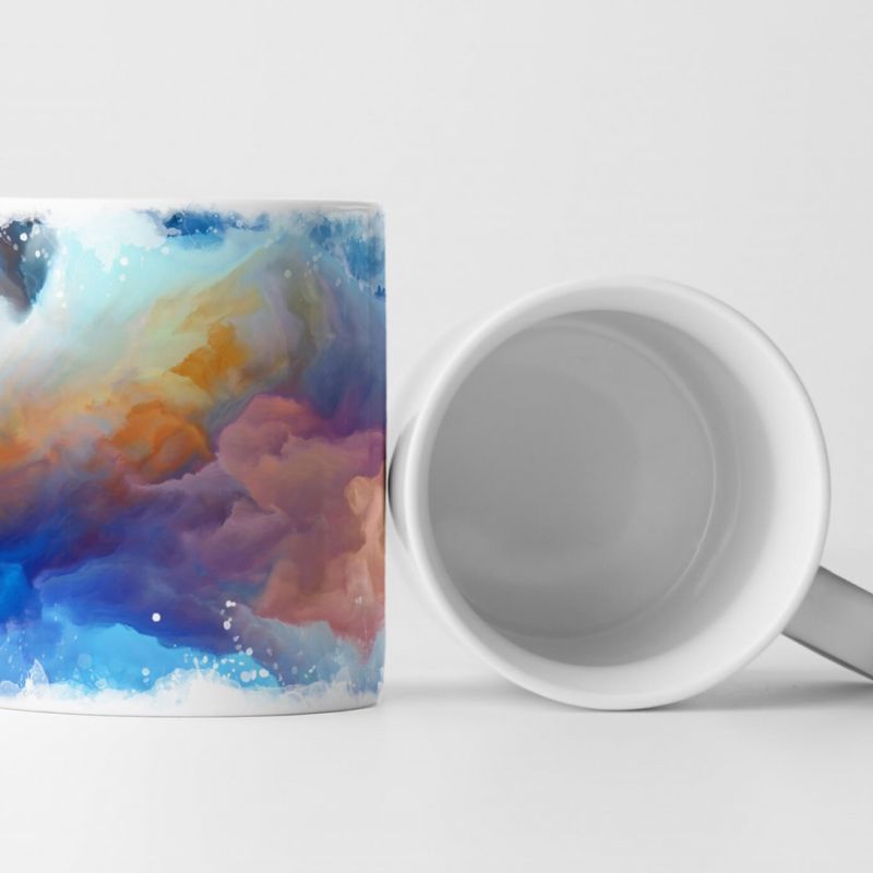 Tasse Geschenk Wolken in surrealen Farben