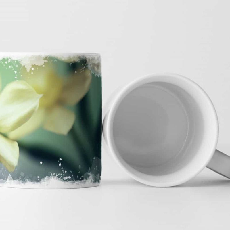 Tasse Geschenk Narzissen – stilvolle Fotografie