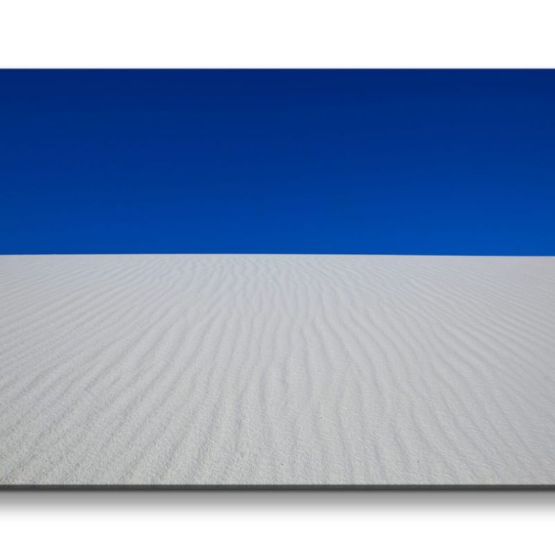 Leinwandbild 120x60cm Wüste Sand Himmel Horizont Minimal Kunstvoll