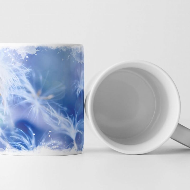 Tasse Geschenk Naturfotografie – Pusteblume im Wind