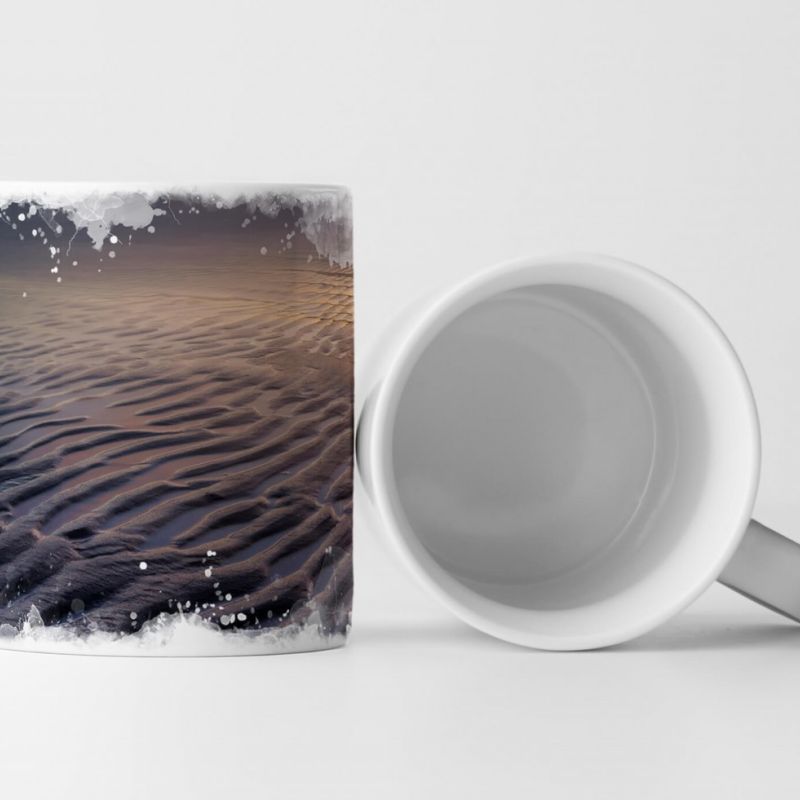 Tasse Geschenk Fotografie – Insel Rügen wolkiger Sonnenaufgang