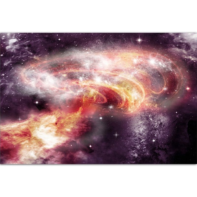 120x80cm Sterne Planeten Galaxie Weltall