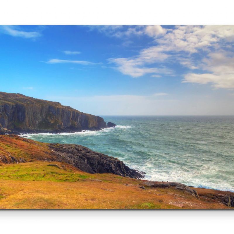 Landschaft  Blick übers Meer – Leinwandbild