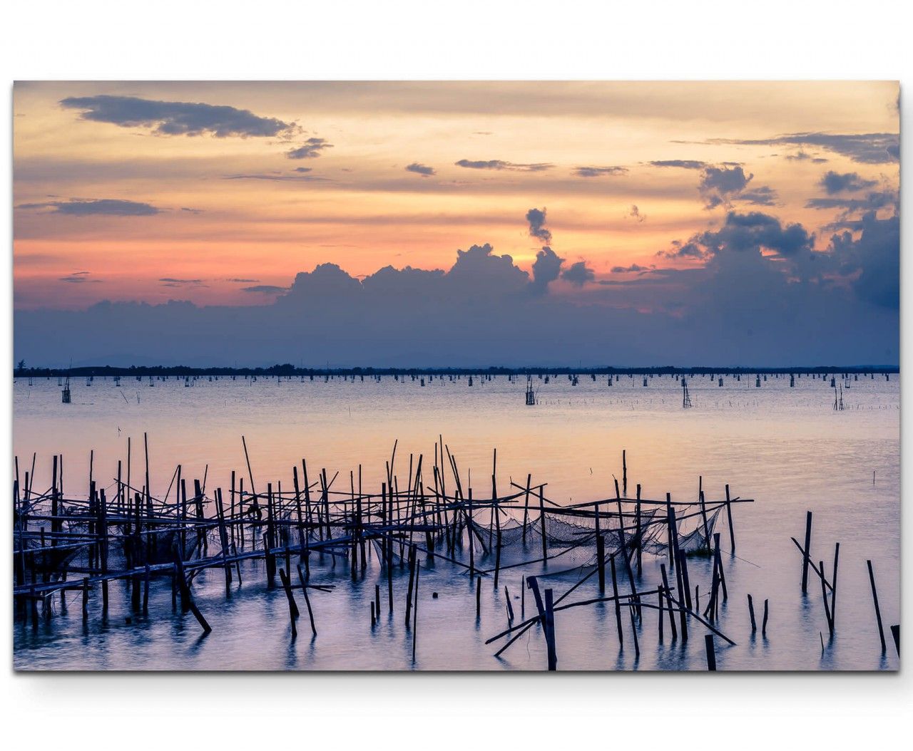 Sonnenaufgang  Meer – Leinwandbild