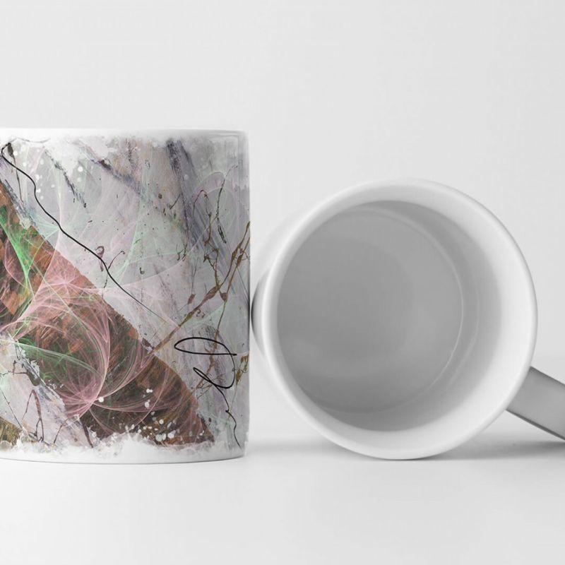 Tasse Geschenk Mamoroptik + Farbensplash