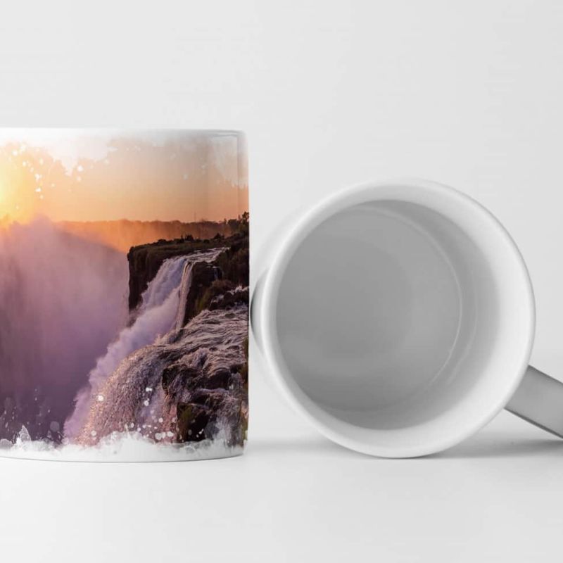 Tasse Geschenk Naturfotografie – Teufelspool und Wasserfall