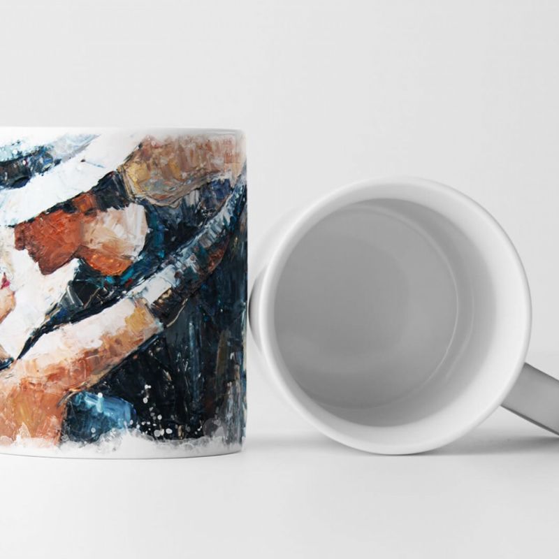 Tasse Geschenk Digitales Bild – Tangotänzer