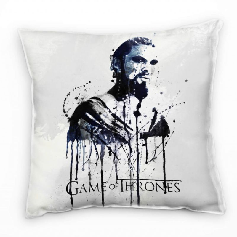 Game of Thrones Drogo Deko Kissen Bezug 40x40cm für Couch Sofa Lounge Zierkissen