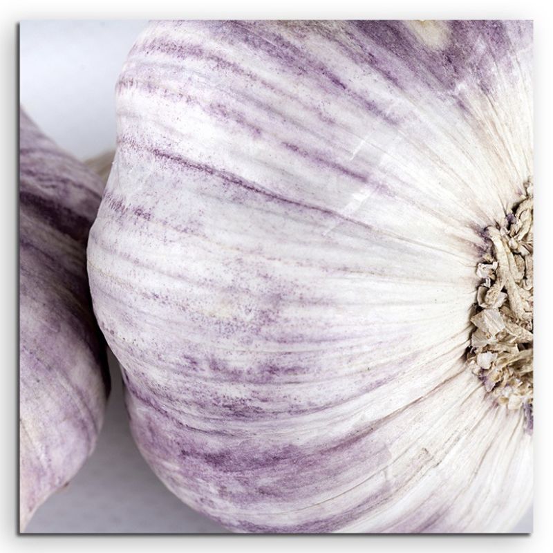 Food-Fotografie – Knoblauch  auf Leinwand