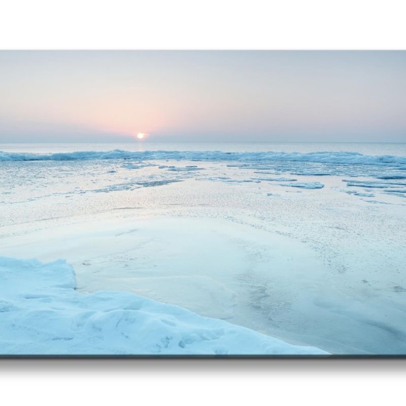 Leinwandbild 120x60cm Eis Meer Antarktis Horizont Kälte Schön Atemberaubend