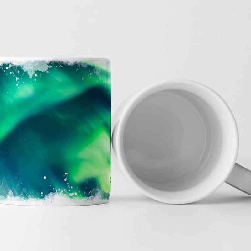 Tasse Geschenk Naturfotografie – Fantastisches Nordlicht