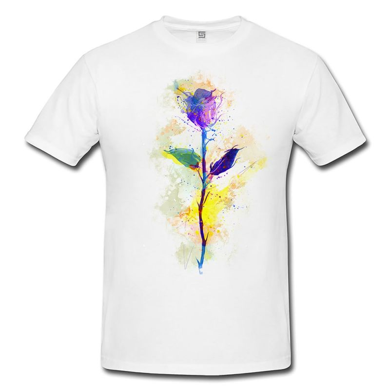 Roser Herren T- Shirt , Stylisch aus Paul Sinus Aquarell Color