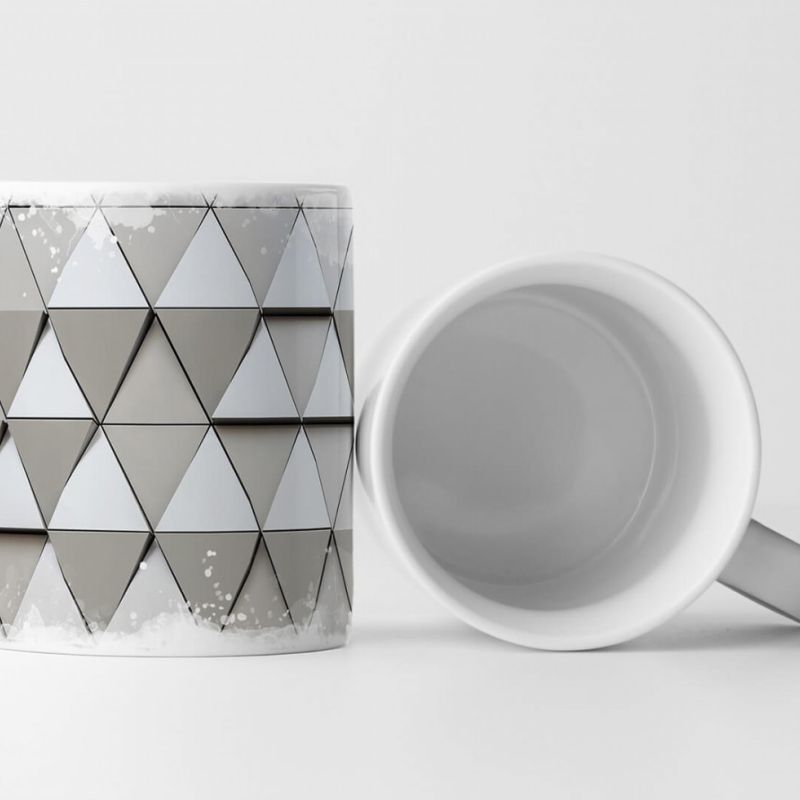 Tasse Geschenk Digitale Grafik – Abstraktes geometrisches Muster