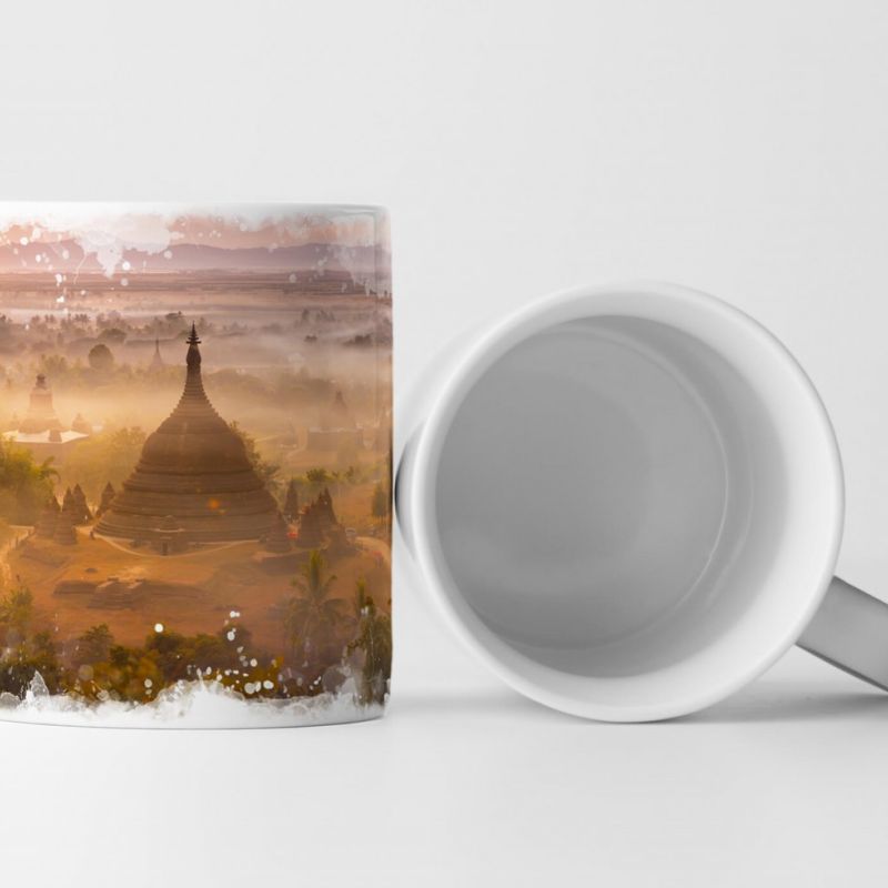 Tasse Geschenk Himmel über Myanmar – Sonnenaufgang