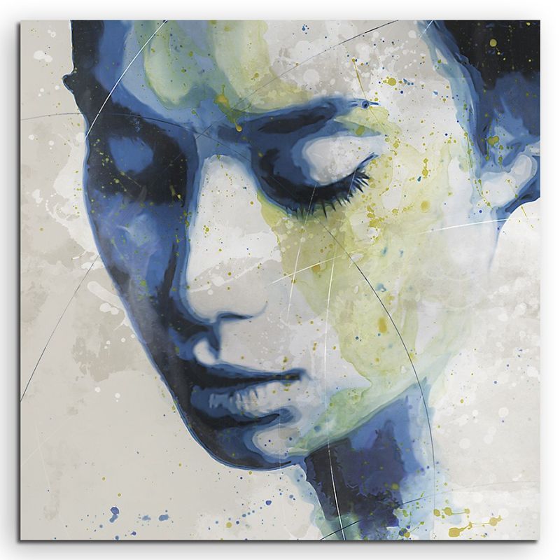 Beautiful Mind Aqua 60x60cm Aqua Art Wandbild