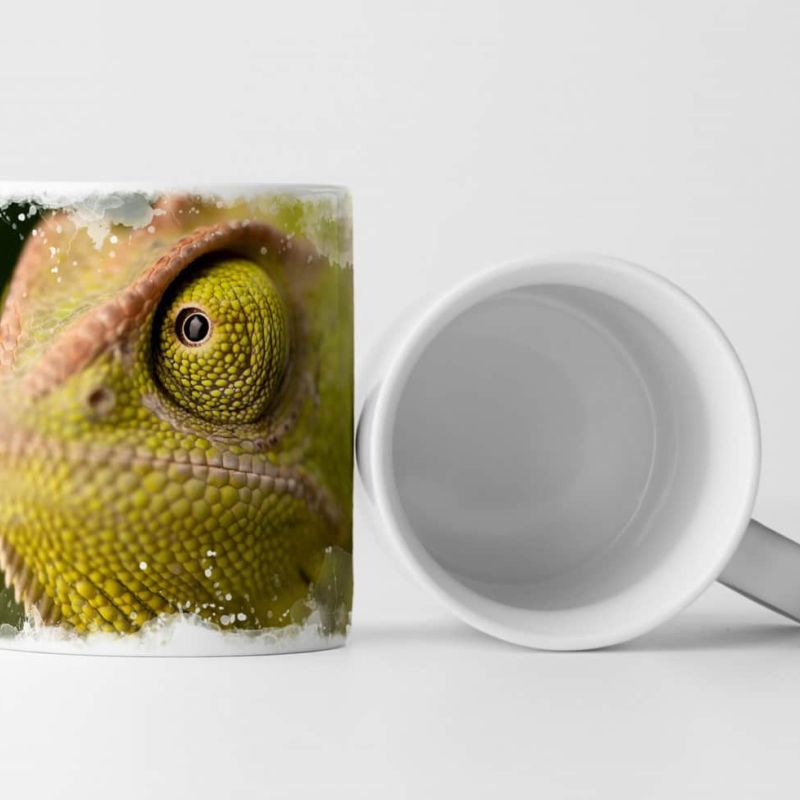 Tasse Geschenk  Chameleon Fotografie Auge