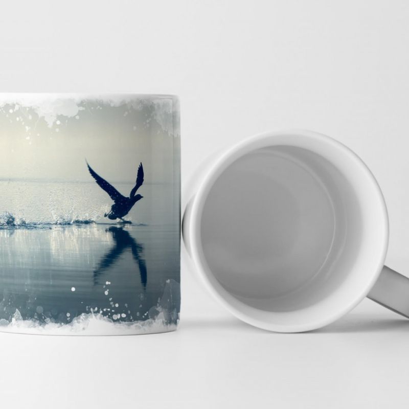 Tasse Geschenk  Fotografie – Ente Landeanflug