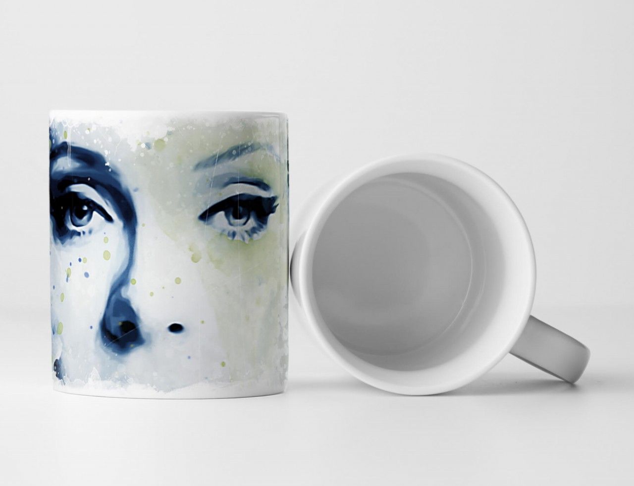 Adele Aqua Tasse als Geschenk,  Design Sinus Art