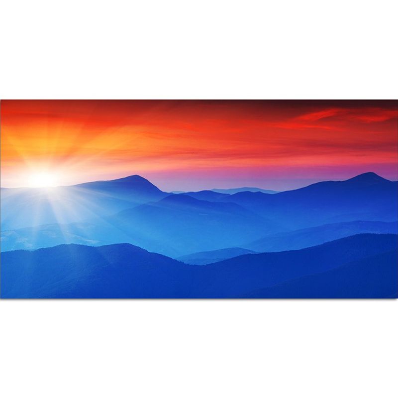 120x60cm Wandbild Berge Ukraine Nebel Morgendämmerung – Verzaubernde Naturkulisse Atemberaubend