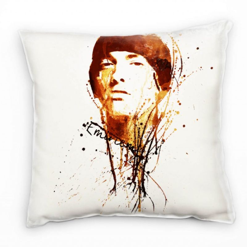 Eminem Deko Kissen Bezug 40x40cm für Couch Sofa Lounge Zierkissen