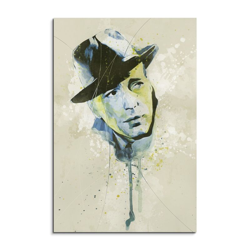 Humphrey Bogart Aqua 90x60cm Aqua Art Wandbild