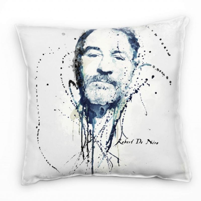 Robert De Niro Deko Kissen Bezug 40x40cm für Couch Sofa Lounge Zierkissen