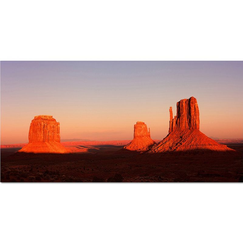 120x60cm USA Monument Valley Felsen Abendrot