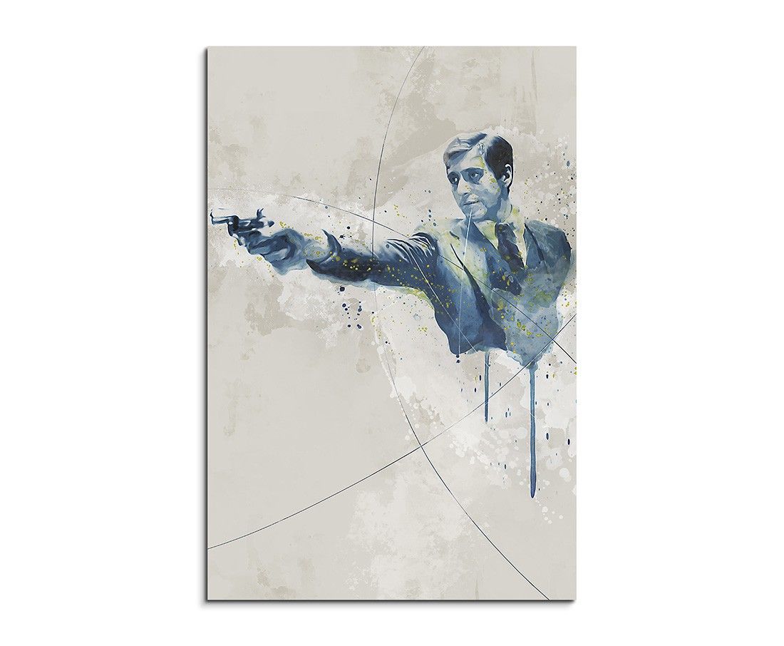 Al Pacino Der Pate Aqua 90x60cm Aqua Art Wandbild