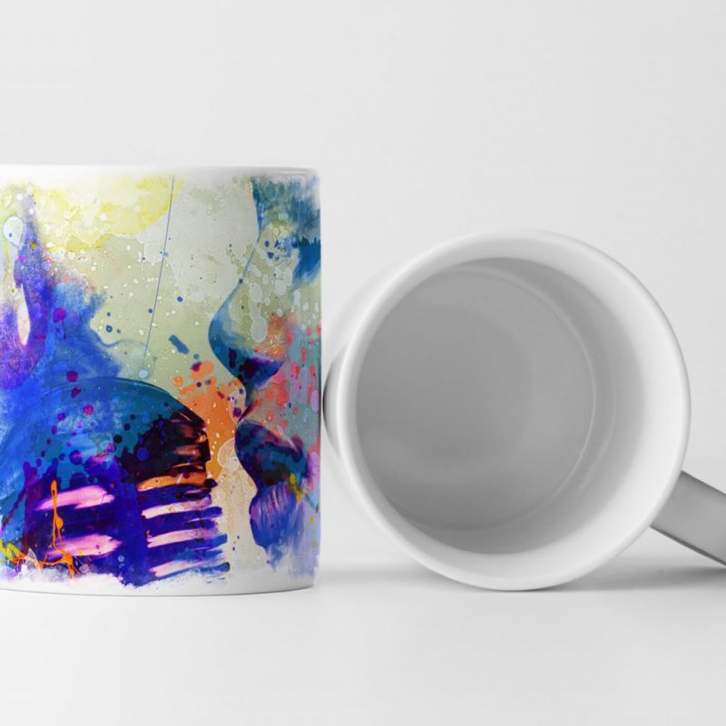 Music Tasse als Geschenk,  Design Sinus Art