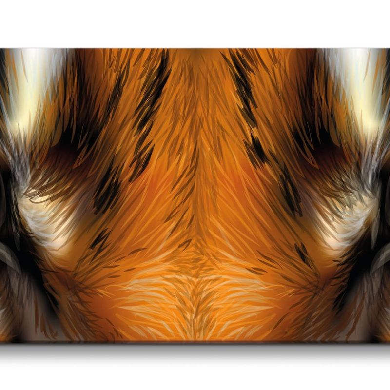 Leinwandbild 120x60cm Tiger Augen Tor zur Seele Mystisch Kunstvoll