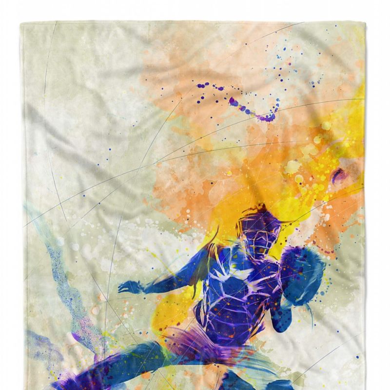 SplashArt Sport Handtuch Strandhandtuch Saunatuch Kuscheldecke Kunstvoll Baseball V Sport