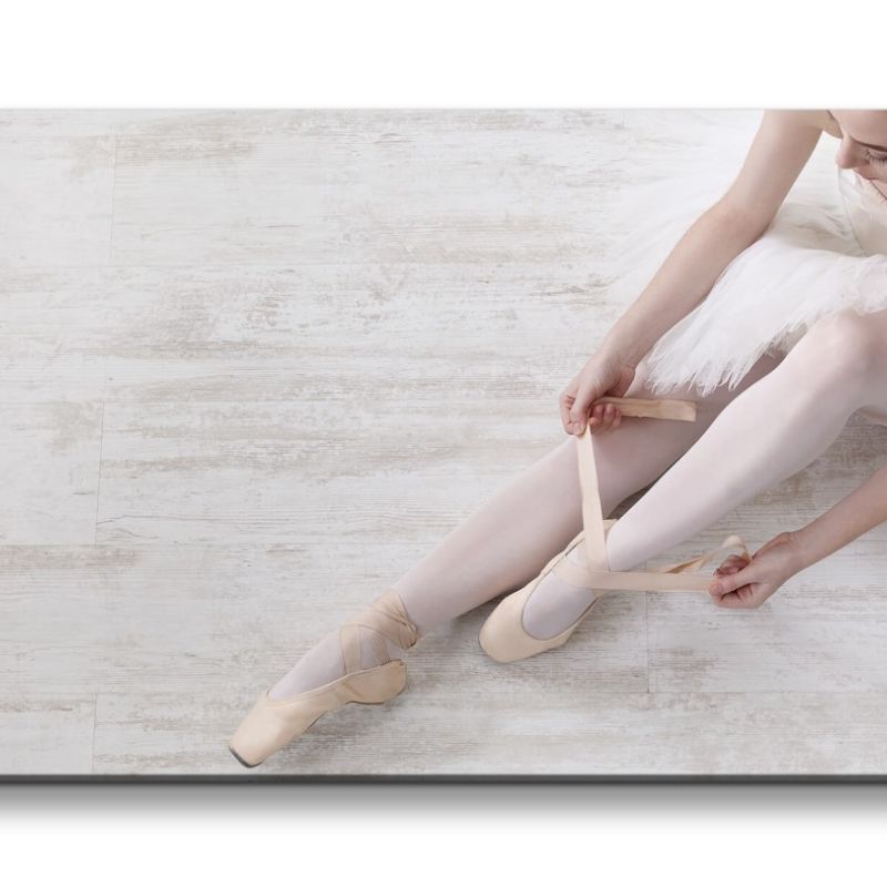 Leinwandbild 120x60cm Ballerina junge Frau Elegant Kunstvoll Klassik