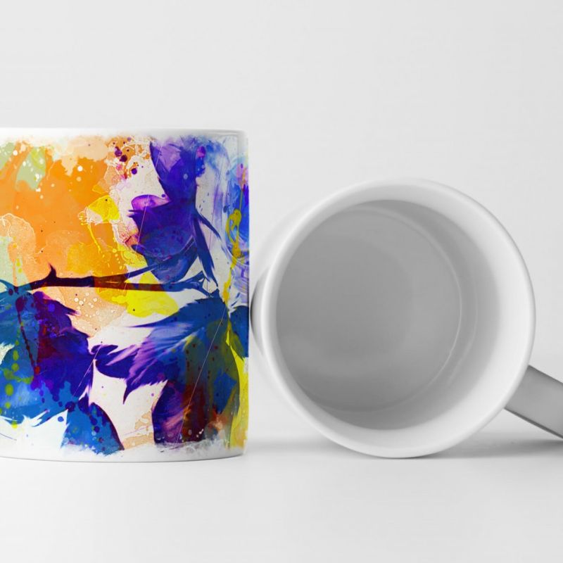 Blume IV Tasse als Geschenk,  Design Sinus Art