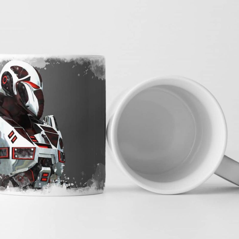 Tasse Geschenk Futuristischer Cyborg Roboter Soldat