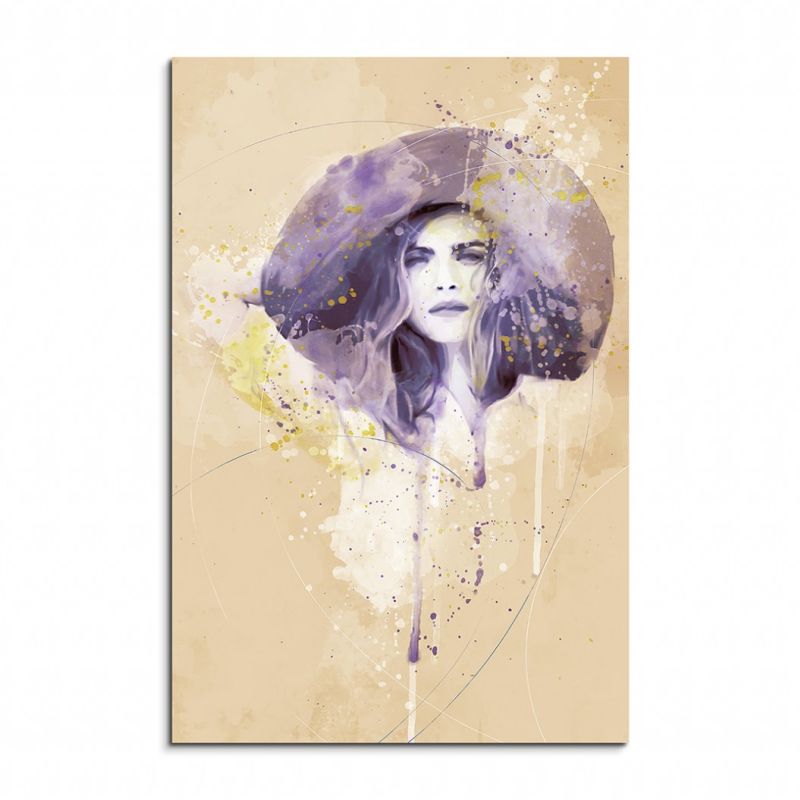 Cara Delevingne I Aqua 90x60cm Wandbild Aquarell Art