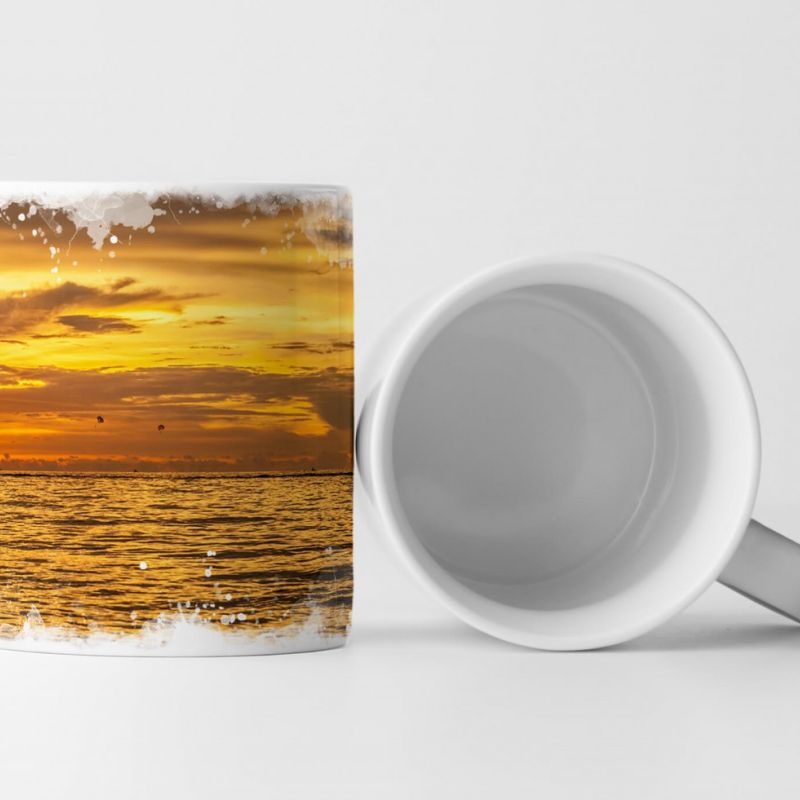 Tasse Geschenk Philippines Strand mit Schiff