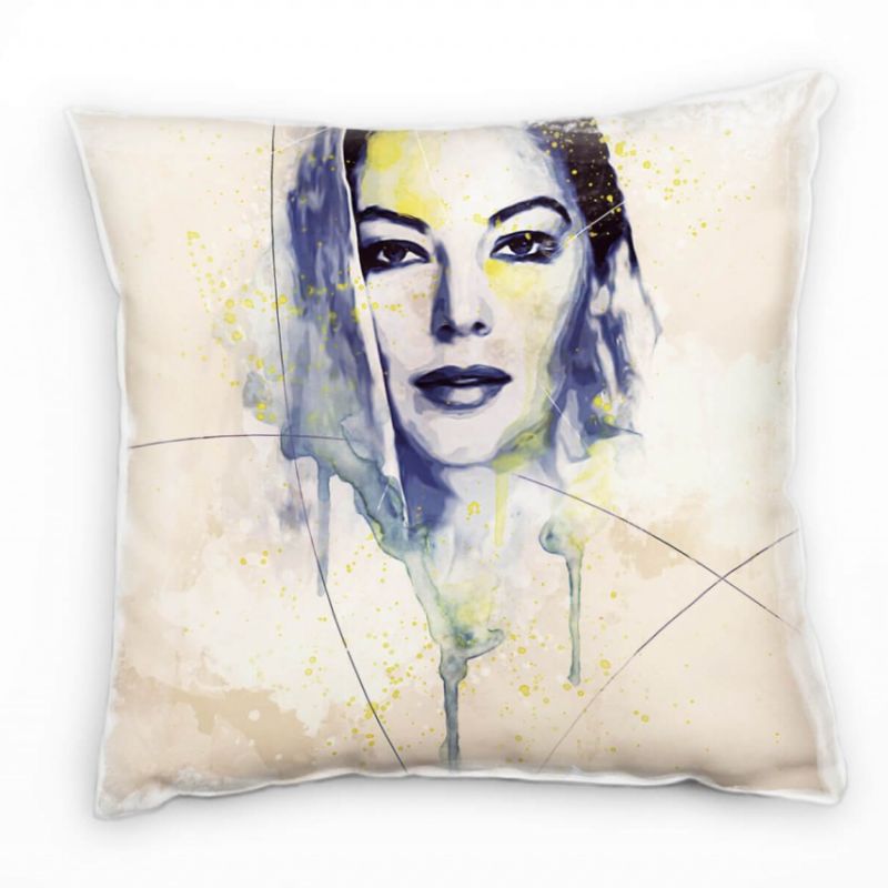 Ava Gardner Deko Kissen Bezug 40x40cm für Couch Sofa Lounge Zierkissen