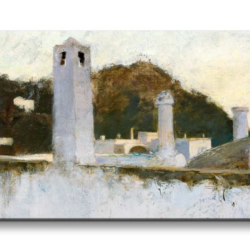 Remaster 120x60cm John Singer Altmeister Weltberühmt zeitlose Kunst View of Capri Italien