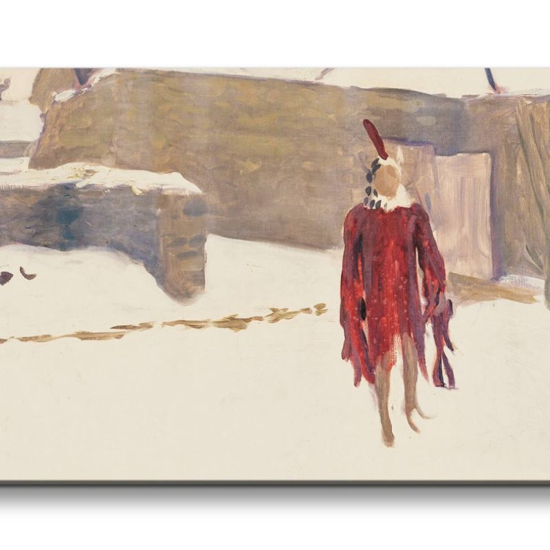 Remaster 120x60cm John Singer Altmeister Weltberühmt zeitlose Kunst Mannikin in the Snow