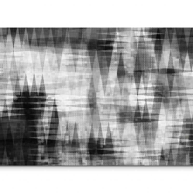 120x80cm Wandbild Hintergrund schwarz weiß abstrakt