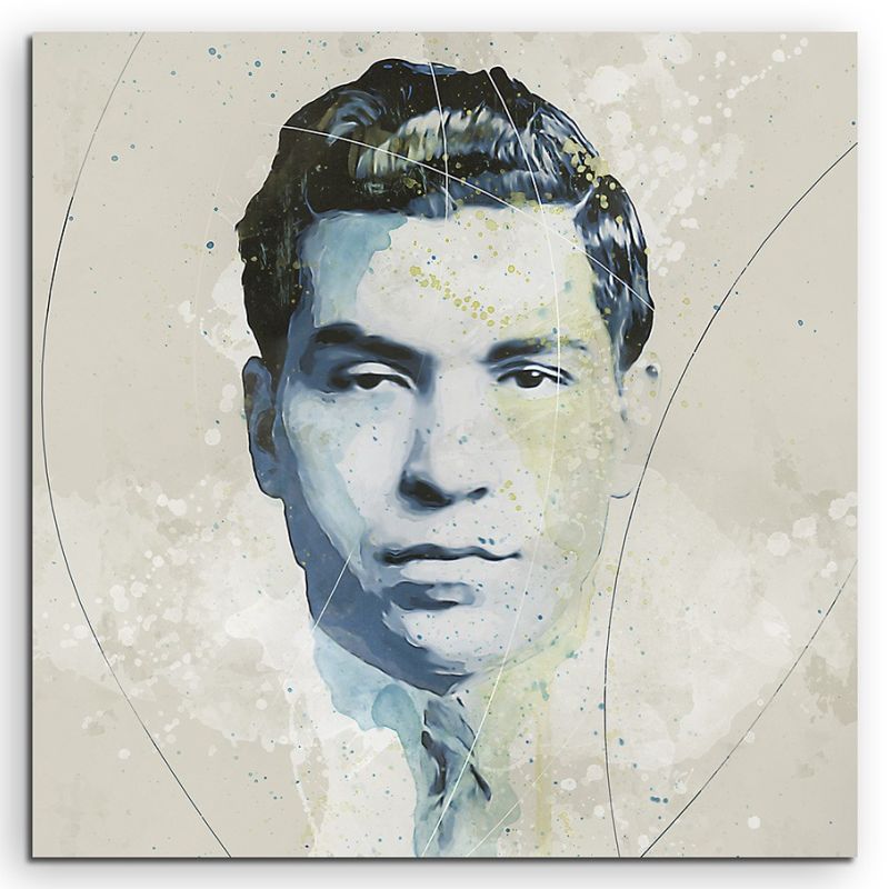 Lucky Luciano Aqua 60x60cm Aqua Art Wandbild