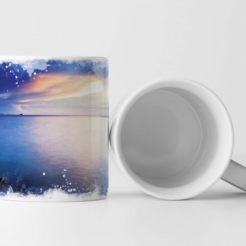 Tasse Geschenk Landschaftsfotografie – Sonnenaufgang über dem Ozean