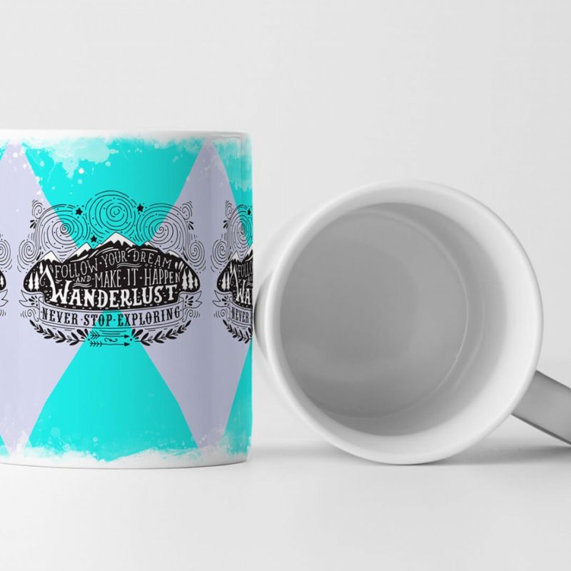 EAU ZONE Motiv Spruch Tasse Geschenk