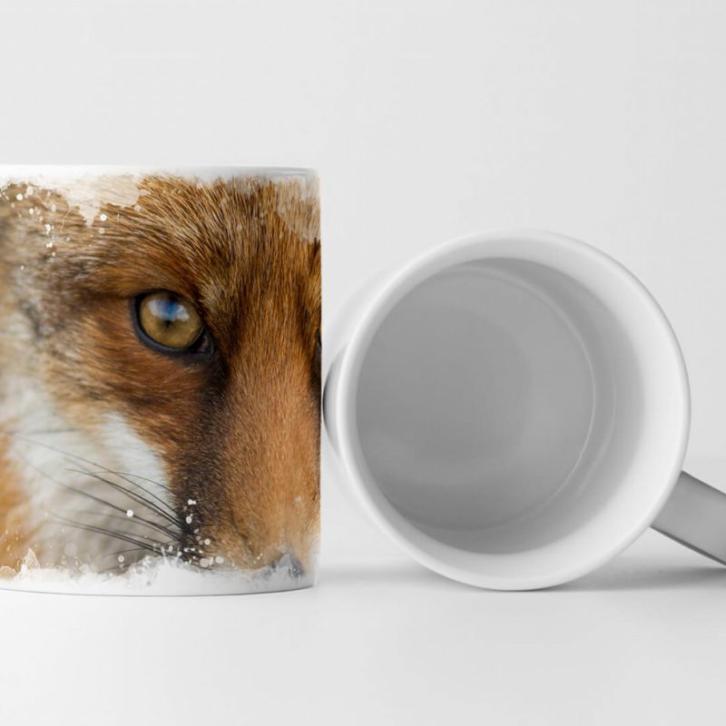 Tasse Geschenk Tierfotografie – Roter europäischer Fuchs